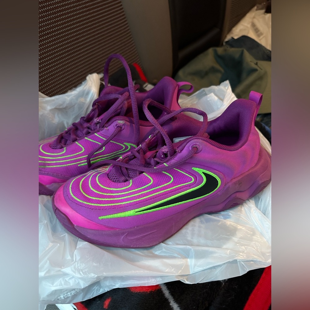 Nike Kids Sneakers - Purple and Green